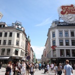 Oslo's main shopping street