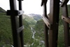 View out of the Flamsbana railroad