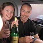 V Festival Limo ride with Champagne 2007