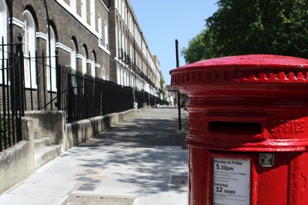 The classic iconic red postbox, 2009