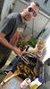 Roman, Tom's Deleter helping with BBQ, 2010