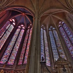 Amiens Cathedral stain glass windows