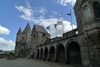 Vitré castle inside the courtyard
