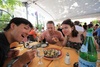 Lunch on our last day with A+P - escargot entree