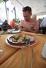 Tom checks for Wifi .. 