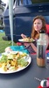 Camp setup in Blois and couscous salad underway