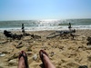 Pitstop at a beach on our way back to the campsite