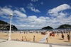San Sebastian sand and beach