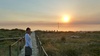 A beautful sunset at our wild camping spot.