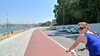 Biking into Porto for the day