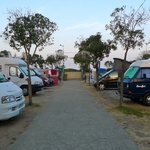 Our little camping spot near Porto
