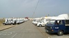 Our wild camping spot in Aveiro. Spot the odd one out?