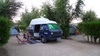 Smurf spot at the campsite - 30 euro a night though!