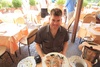 Marcus and his lunch