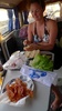 Making our BLAT lunch/Dinner