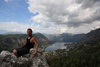Posing like the man in Lonely planet