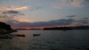 Sunset after our swim