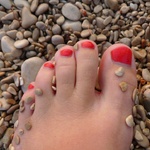 Pebble foot!