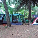 Zadar campsite, tenting it up!