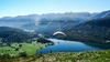 Paragliding over the lake