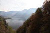 An overview of the lake below