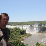 First sign of the amazing Iguacu Falls