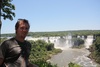 First sign of the amazing Iguacu Falls