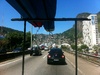The slums in the distance on our return to the hostel