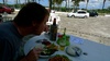 Interesting seafood menu dish for lunch in Paranagua