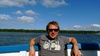 Relaxing on the ferry ride to Ilha do Mel