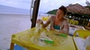 Tasty fresh pineapple juice