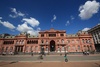 The pink Palace where eva waves to everyone when she was sick