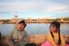 Two of the island kids who sang us songs
