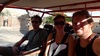 Strapped in and ready to go dune buggying!