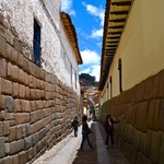 One of the old Inca built walls