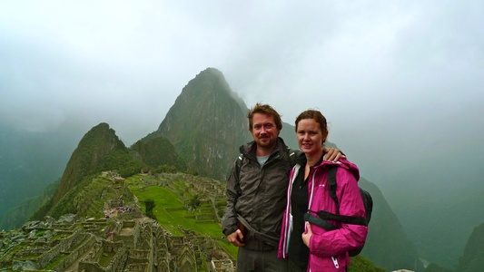 The classic Machu Picchu shot with us to prove we were there!