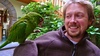 A friendly parrot at a hostel we visited