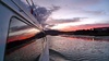 The sunset as we returned to Puno