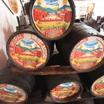 Wine barrels at the wine museum