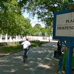 Plaza Independencia in Mendoza was a pretty little square