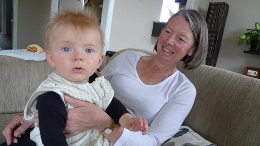 Alex with Nanna 