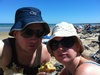 Tasty baguettes on Omaha beach. No sign of the war.
