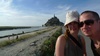 Returning from our bikeride to the impressive fortress Mont Saint-Michel.