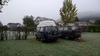Our last morning with Poo and moral support in a Cool Camping site. It got to -4 degrees last night!