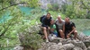 Taking a stroll through Plitvice National Park with Si and Cath. Remarkable place but a pity about all the tourists.