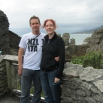 Posing by Pancake Rocks