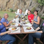 BBQ under the cliff edge