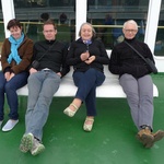 Keeping warm on the ferry