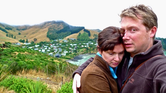 Overlooking Lyttelton? Can't remember.