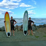 Awesome surfer dudes.